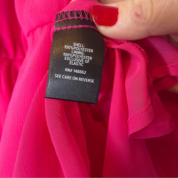 Torrid Hot Pink Ruffle Blouse - Picture 6 of 11
